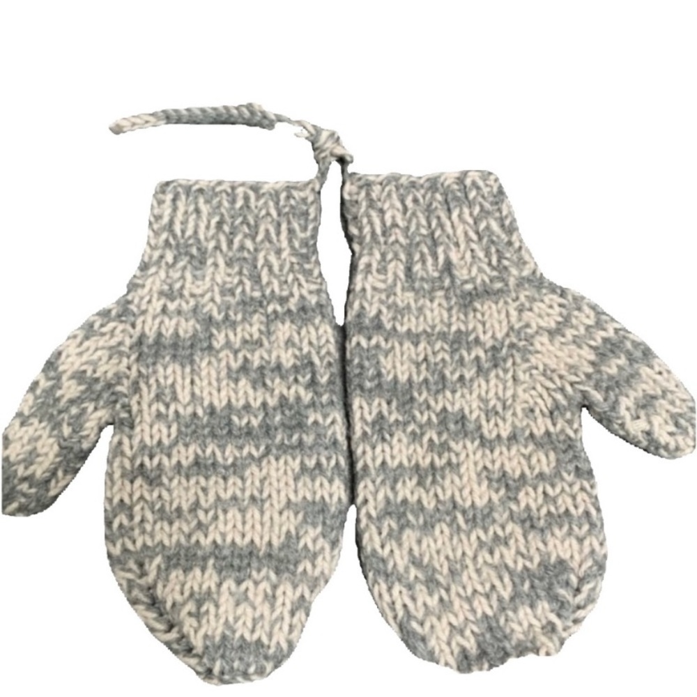 90s Vintage Wool Mittens EUC